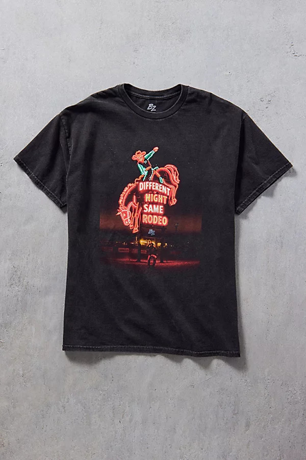 Bailey Zimmerman Rodeo Graphic Tee | Urban Outfitters (US and RoW)