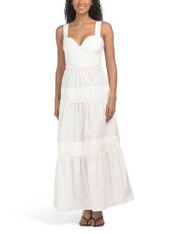 Sleeveless Kuna Ruched Maxi Dress | TJ Maxx