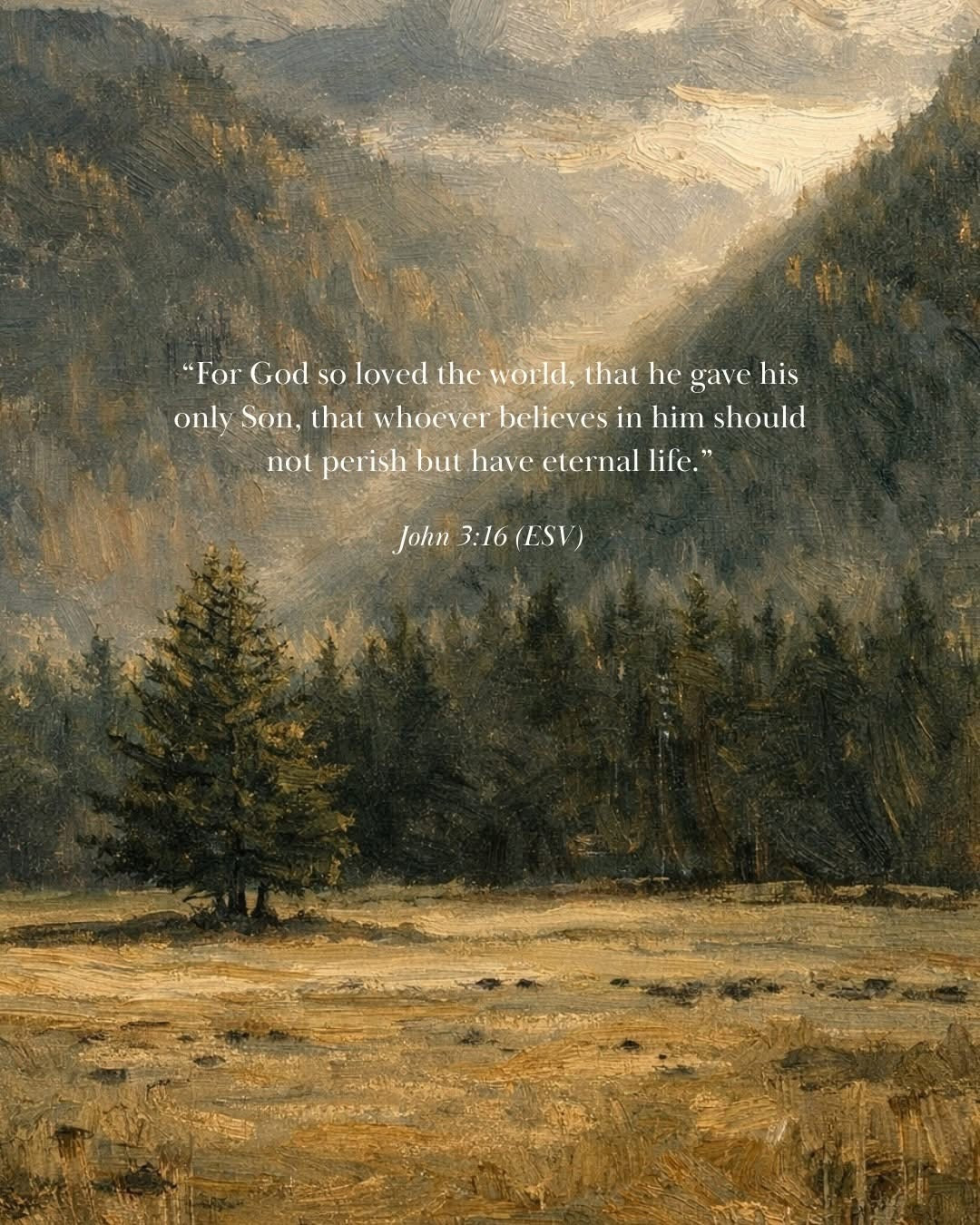 For God so loved the world…

Our world. He loves/loved it in its entirety from beginning to end, knowing all things. 😮‍💨 

Only God can love us, a people so stuck on doing evil and being so ugly and selfish. 

I may never understand, but I im so grateful for a God who loves me and the rest of the evil world, because without Him our hope is lost to the news we see on TV. Im so grateful this is not my home. 

I pray God gives us the strength to share this message in the evil world we live in. I pray we would not be idle as we watch suffering. I pray we wouldn't close our eyes or our hearts, but rather become more passionate and active in spreading His Word. 🩷

Photo borrowed from @thedailygraceco and tagged is resources to help you feel confident to share even in the midst of evil! 

#LTKdayinmylife #LTKmorningroutine #LTKselfcare