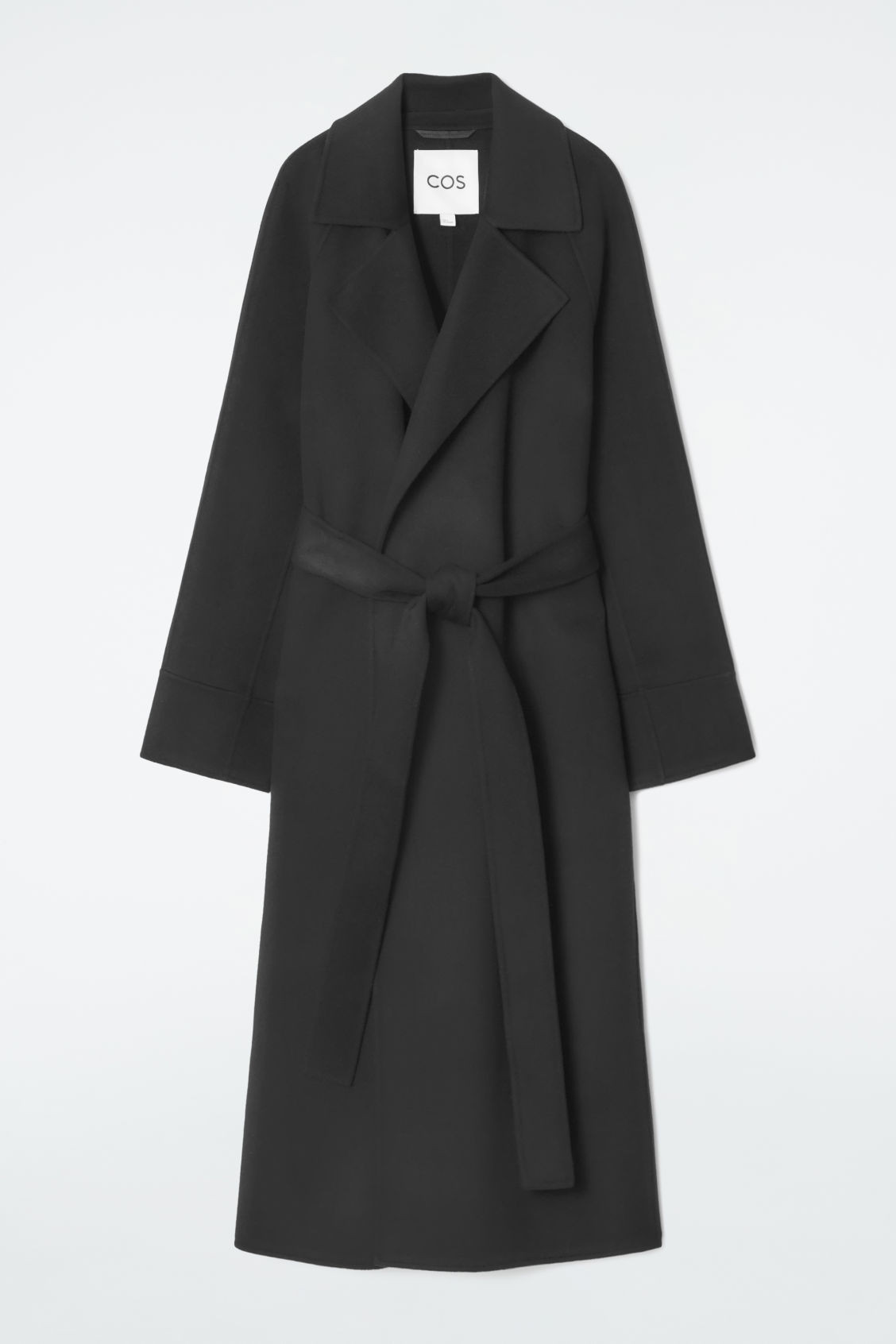 BELTED DOUBLE-FACED WOOL COAT | COS UK