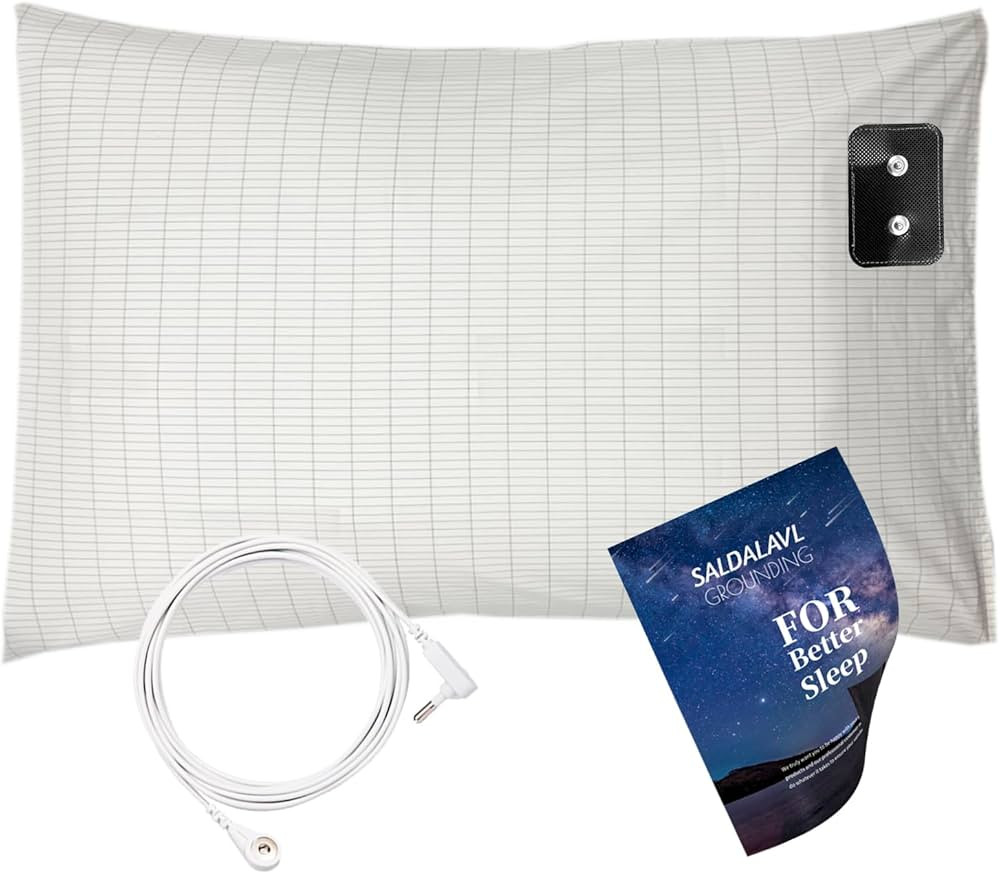 Amazon.com: Grounding Pillowcase Queen Conductive Grounding Pillow Cases Organic Cotton Grounding... | Amazon (US)