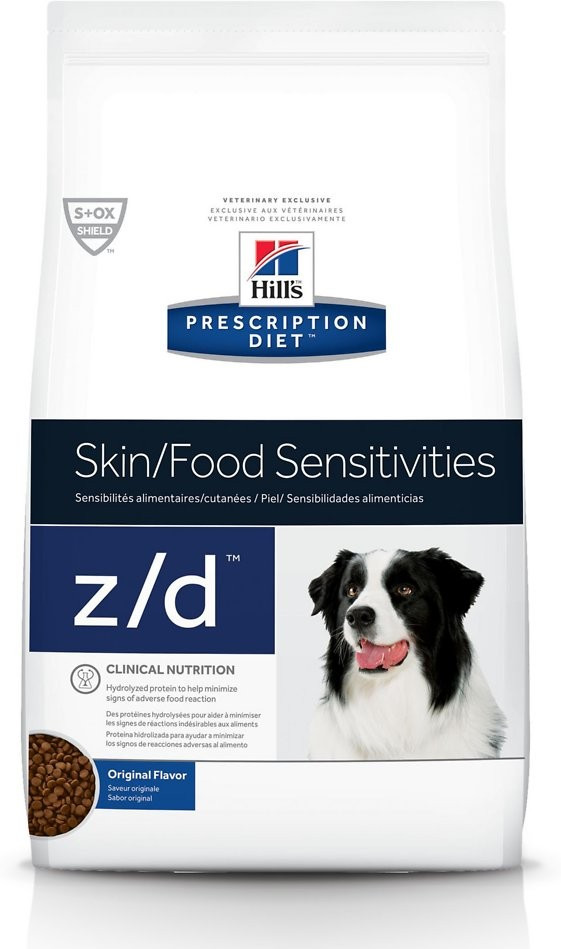 Hill's Prescription Diet z/d Skin/Food Sensitivities Original Flavor Dry Dog Food, 25-lb bag | Chewy.com