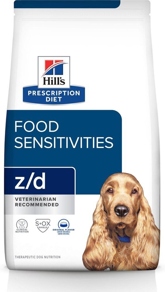 Hill's Prescription Diet z/d Skin/Food Sensitivities Original Flavor Dry Dog Food, 25-lb bag | Chewy.com