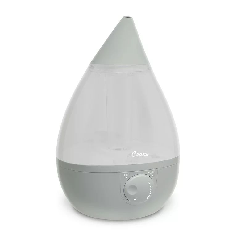 Crane USA Drop Ultrasonic Cool Mist Humidifier Gray - EE-5301GR - Walmart.com | Walmart (US)