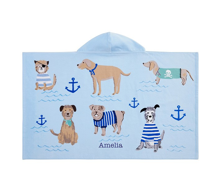 Salty Dog Beach Hooded Towel | Pottery Barn Kids