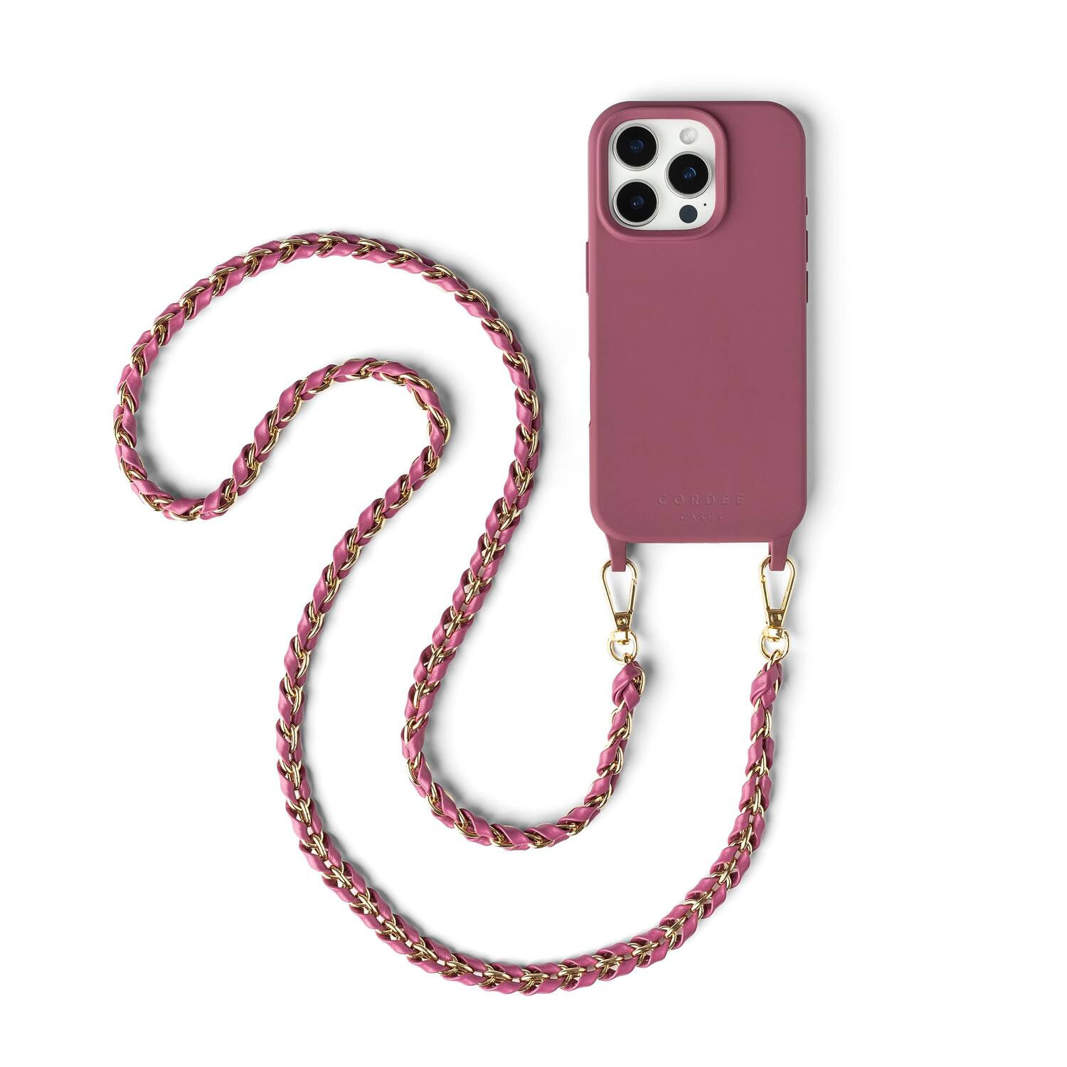 Cordée Cases - Emi Phone Chain Set - Burgundy | Best Buy U.S.