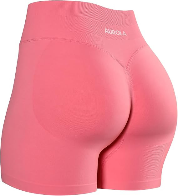 AUROLA Influence Workout Shorts for Women,2.5 3.5 4.5 5.5 6.5 No Roll Up Squat Proof Scrunch Seam... | Amazon (US)