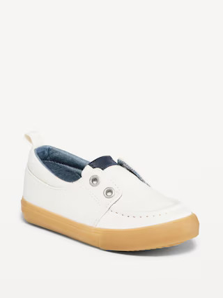 Canvas Boat-Shoe Sneakers for Toddler Boys | Old Navy (US)