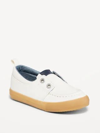 Canvas Boat-Shoe Sneakers for Toddler Boys | Old Navy (US)