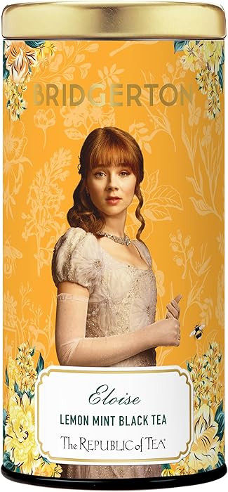 The Republic of Tea — Bridgerton Eloise Lemon Mint Black Tea, 36 Tea Bags | Amazon (US)