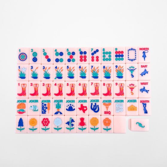 Texas Full-Sized Mahjong Tile Set | Mark and Graham