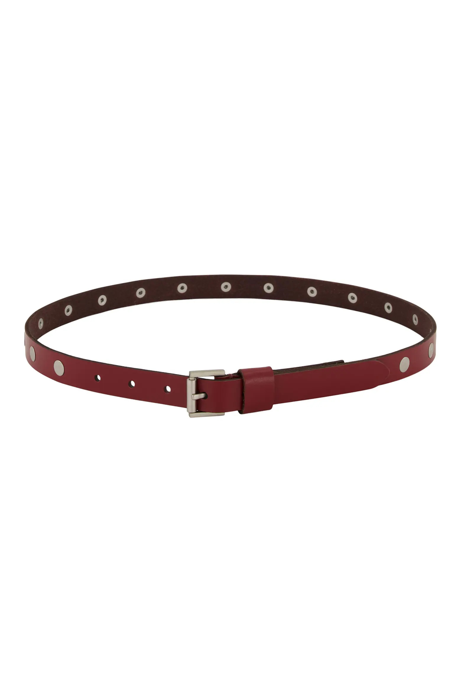 AllSaints Flat Stud Leather Belt (Women) | Nordstrom | Nordstrom