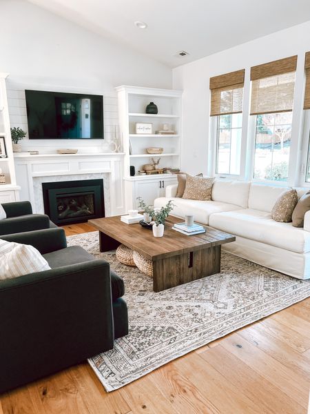 Shop my new living room!

Living room furniture. Living room rug. Coffee table. White sofa. 

#LTKhome