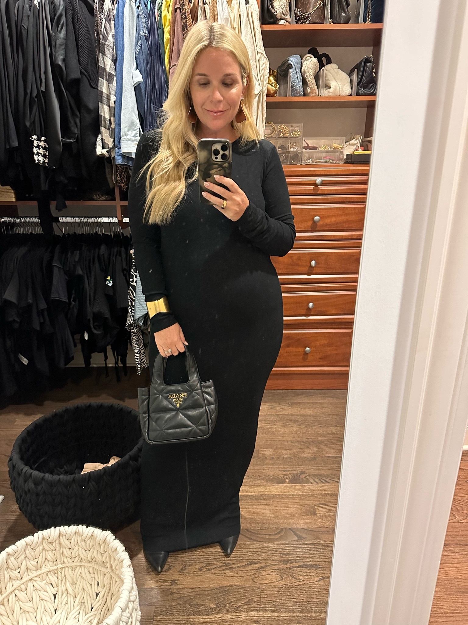 Going to be living in this long sleeve comfy maternity bumpsuit dress  

#LTKbump #LTKsalealert