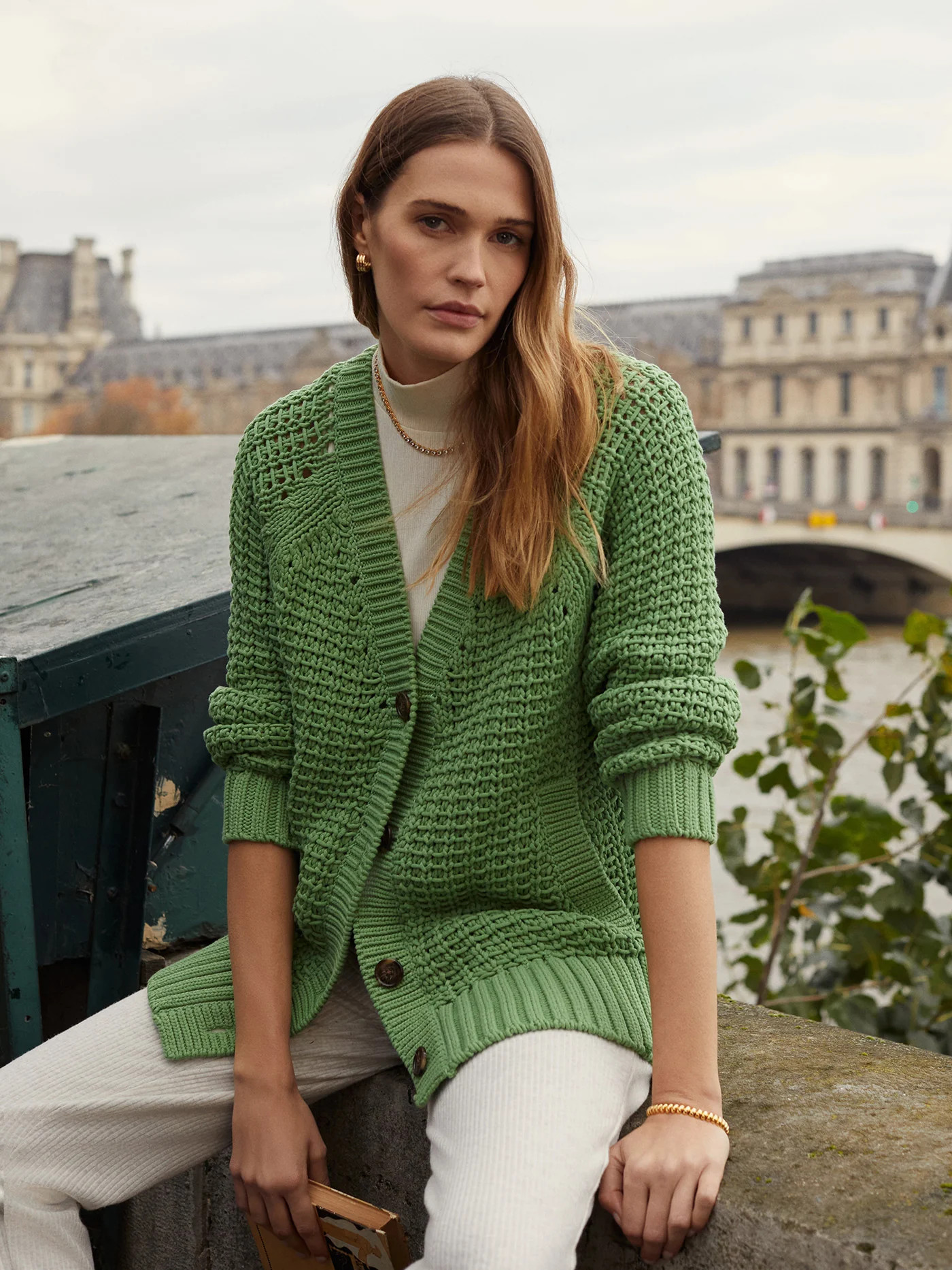 Carla Chunky Rib Cardigan | Varley USA