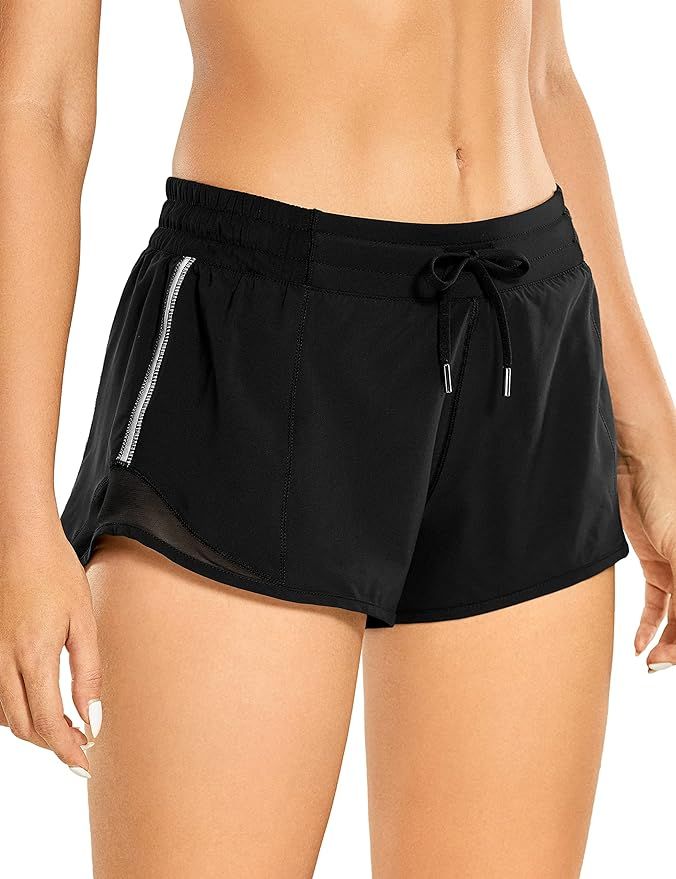 CRZ YOGA Quick-Dry Loose Running Shorts Mid Waist Sports Workout Shorts for Women Gym Athletic Sh... | Amazon (US)