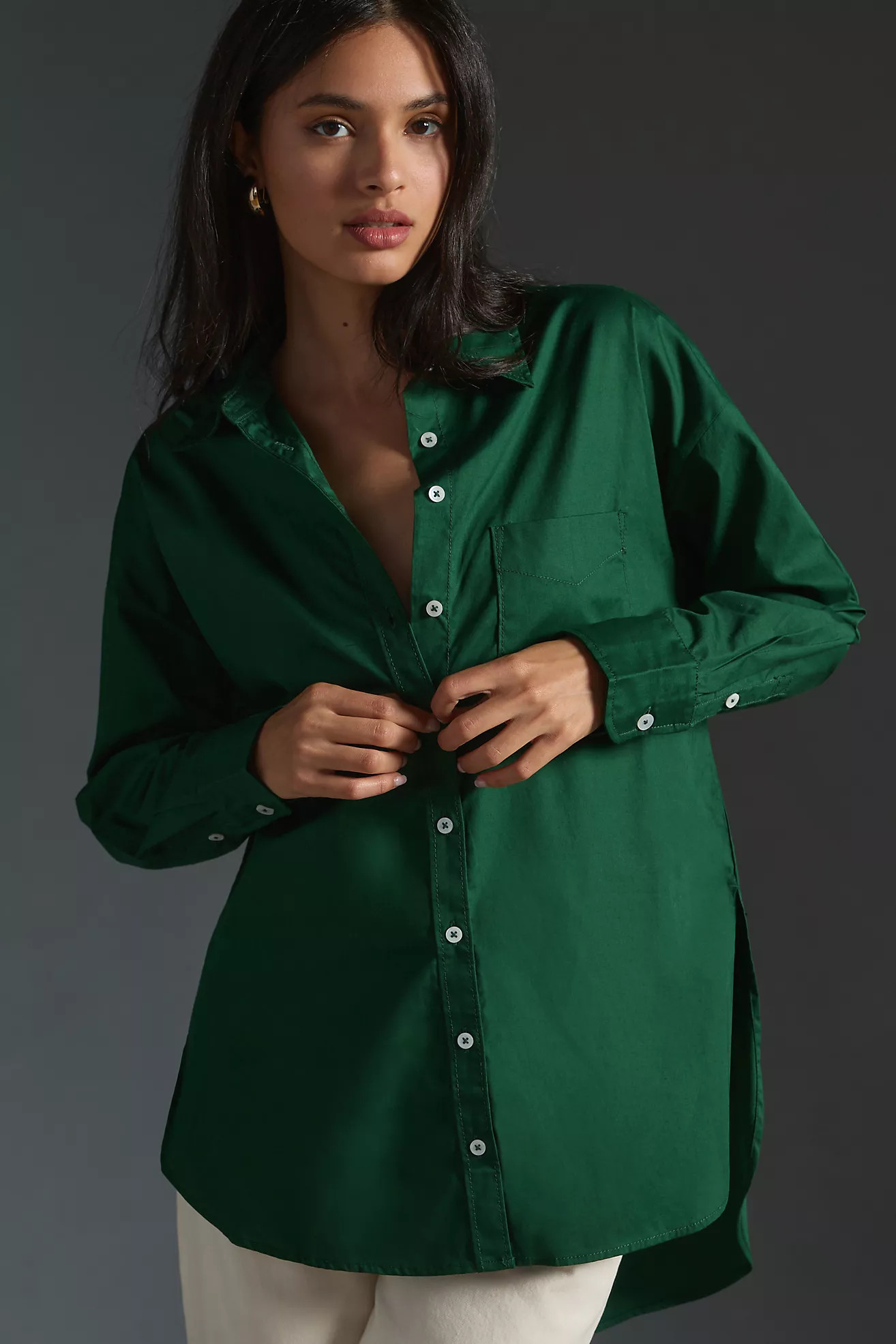 The Bennet Buttondown Shirt by Maeve | Anthropologie (US)
