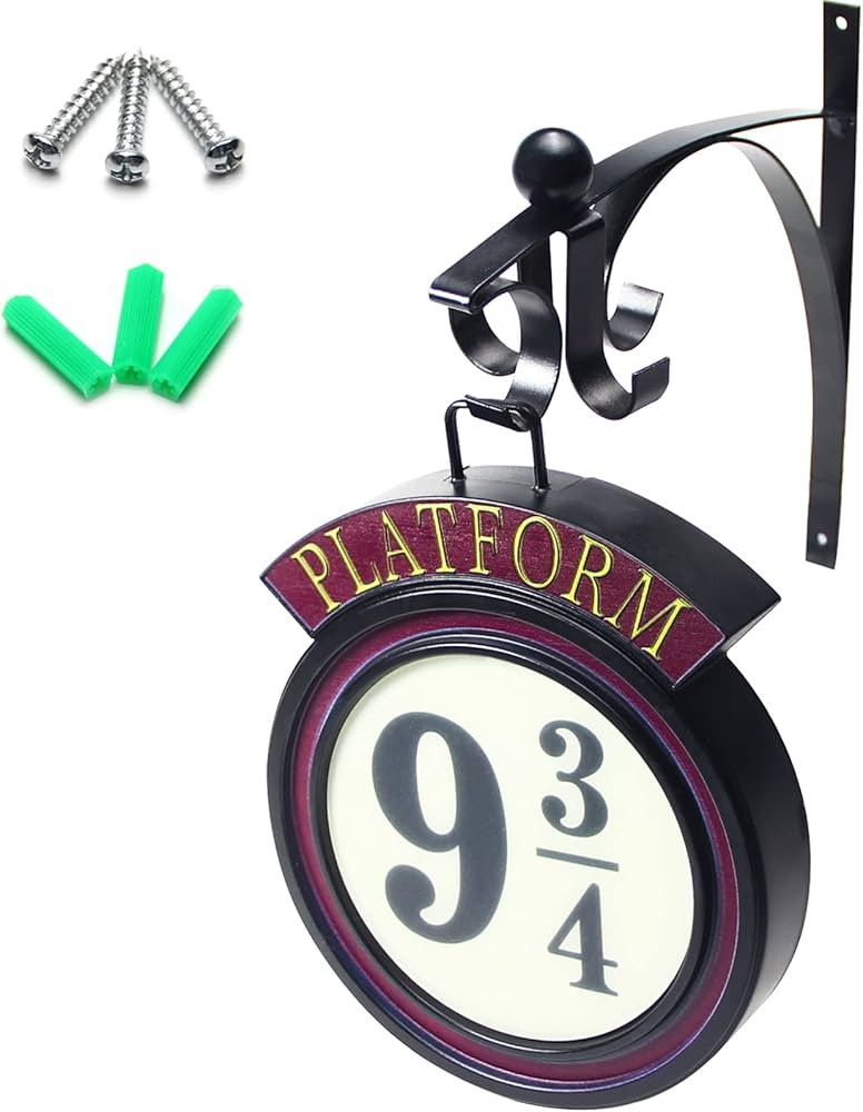 YUEARN Vintage Hanging 9 3/4 Night Light, Movies Metal Wall Hanging Platform 9 ¾ Night Light, Ho... | Amazon (US)