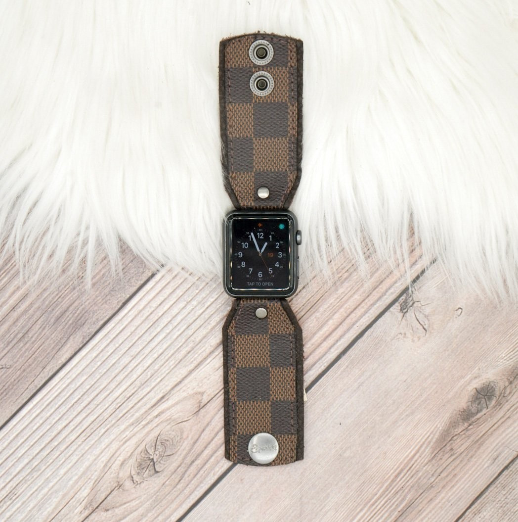 Bow Band in Upcycled LV Damier Ebene | Sparkl