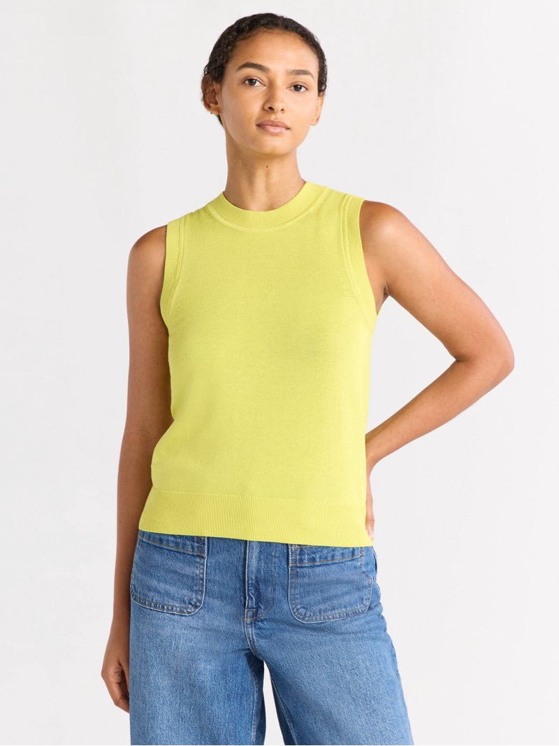 Free Assembly Women's Sleeveless Sweater Shell, Lightweight, Sizes XS-2XL | Walmart (US)