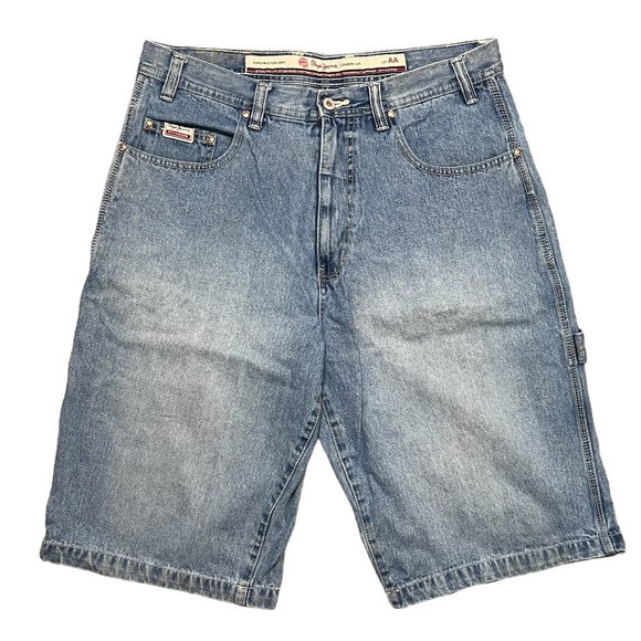 Pepe Jeans London Vintage Carpenter Streetwear Long 14” Inseam Denim Jean Shorts | Poshmark