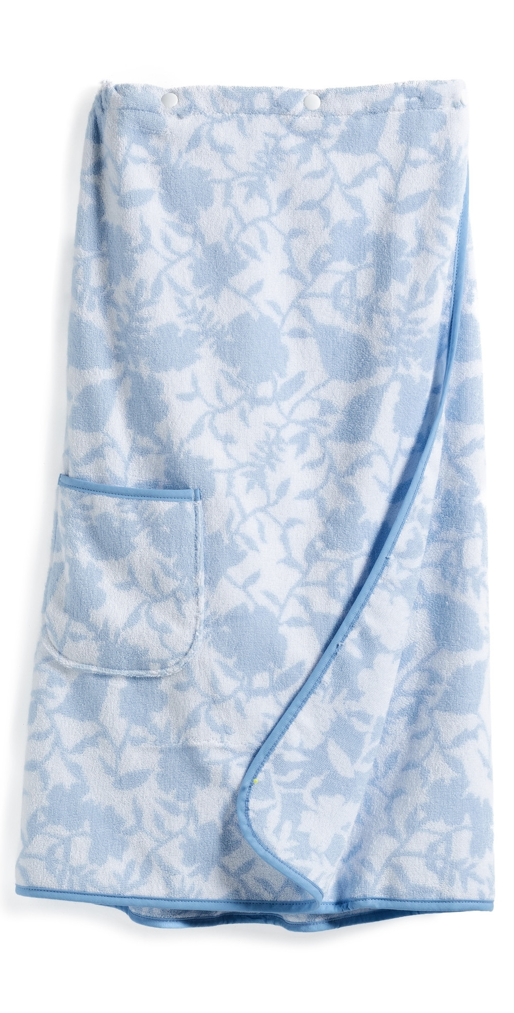Weezie Bath Towel Wrap French Blue Floral M/L | Shopbop
