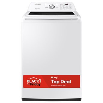 Samsung 4.5-cu ft Impeller Top-Load Washer (White) | Lowe's