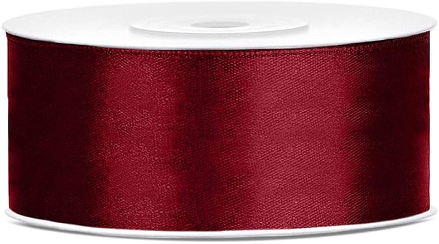 DaLoKu Satinband 6/12/25/38/50/100mm x 25m Geschenkband Schleifenband, Größe: 25mm x 25m, Farbe... | Amazon (DE)