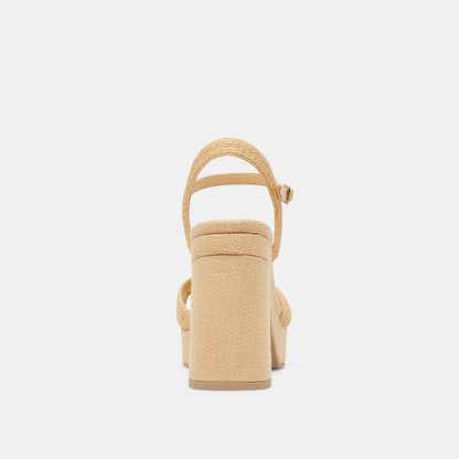 TINAYA HEELS LT NATURAL RAFFIA | DolceVita.com