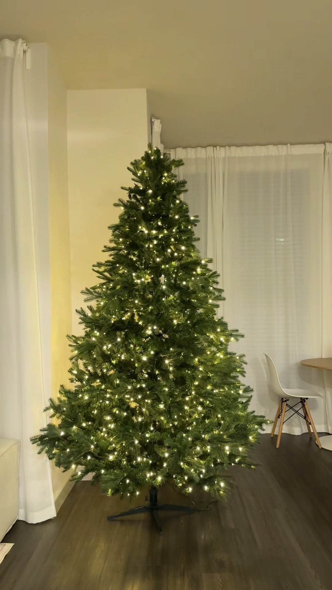 Found the perfect alternative to the viral tree! 7.5 ft. Aldon Balsam Fir Pre-Lit LED Artificial Tree! #homedepot #christmastree 