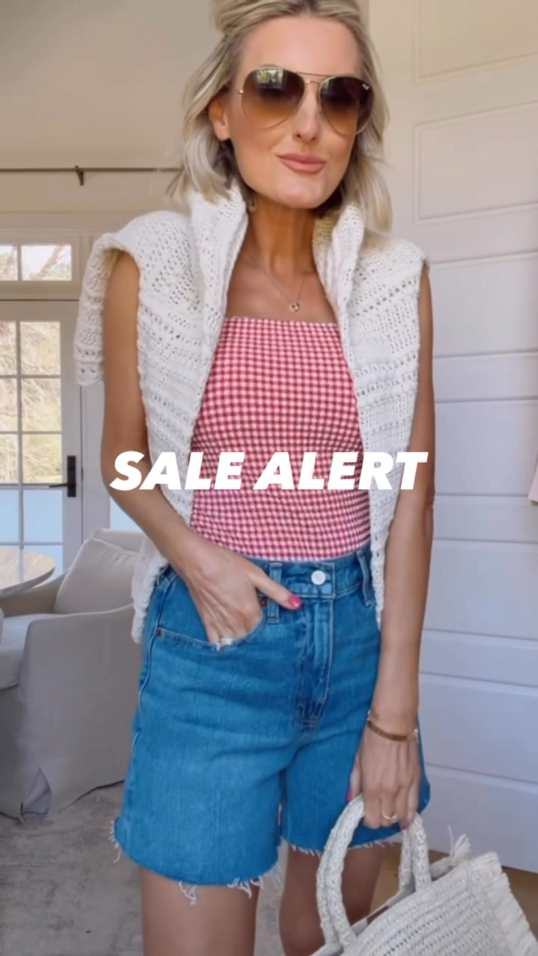 How cute is this gingham swimsuit?! This is a great option for Memorial Day & Fourth of July! Use my code AFLOVERLY for 15% off! Wearing M in the swimsuit & size 27 in the shorts. 

Loverly Grey, Abercrombie, spring fashion, summer outfit ideas, women’s swim, strapless one piece swim, Memorial Day outfit ideas, Fourth of July outfit ideas, sale alert 

#LTKSaleAlert #LTKSwim #LTKootd