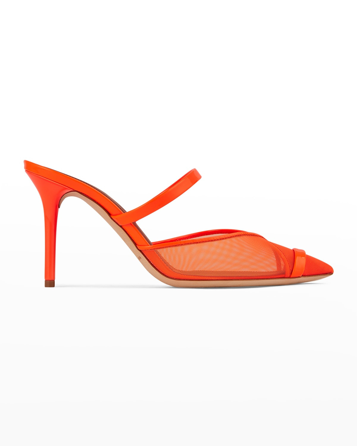 Clio Mesh Point-Toe Mules | Neiman Marcus