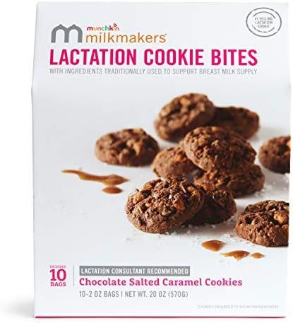 Milkmakers Lactation Cookie Bites, Chocolate Salted Caramel, 10 Ct | Amazon (US)