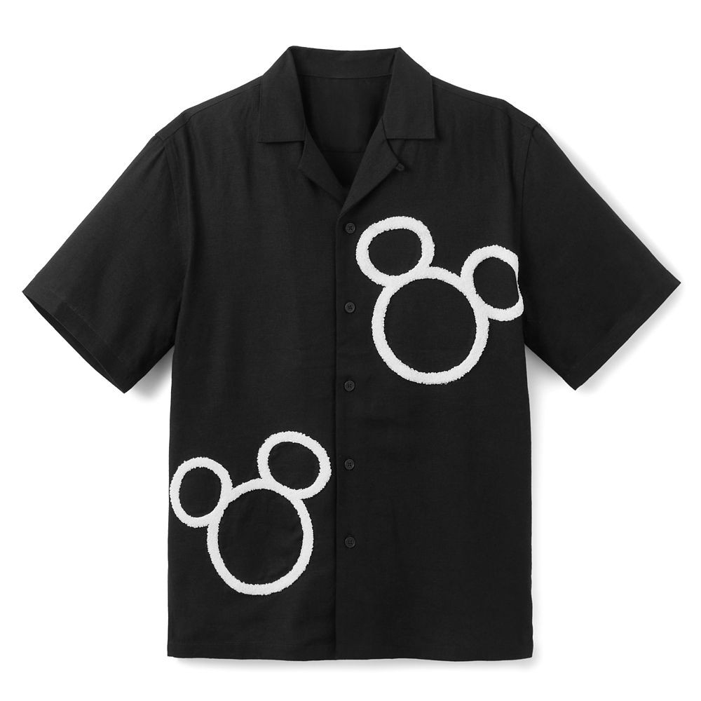 Mickey Mouse Icon Button Down Shirt for Adults | Disney Store | Disney Store