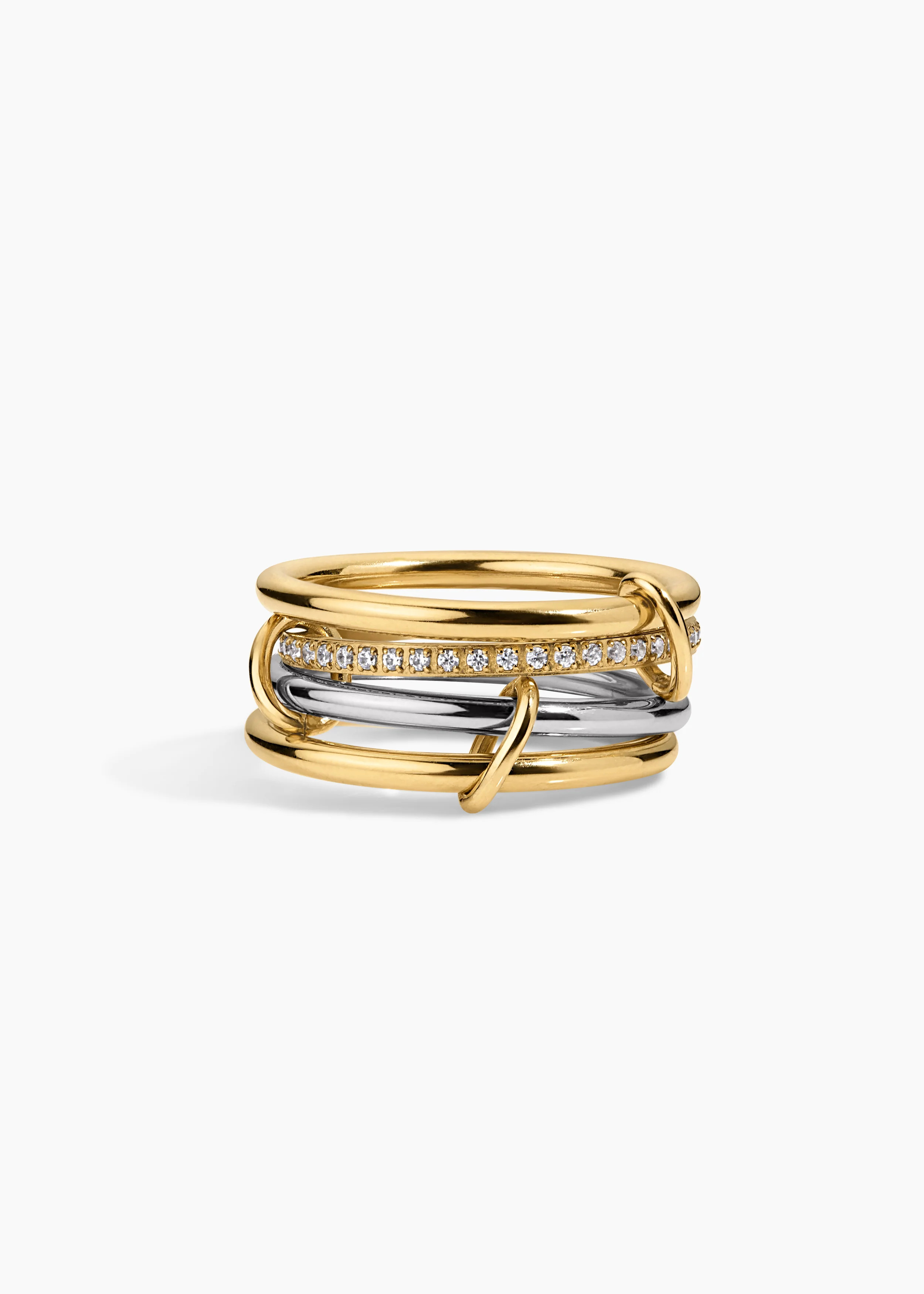 Heiress 2 Tone Ring | Electric Picks Jewelry