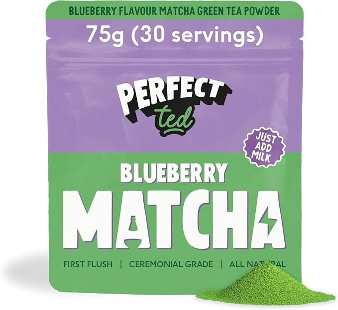 PerfectTed Berry Matcha Powder, Ceremonial Grade Japanese, Perfect for Lattes, Smoothies & Baking... | Amazon (UK)