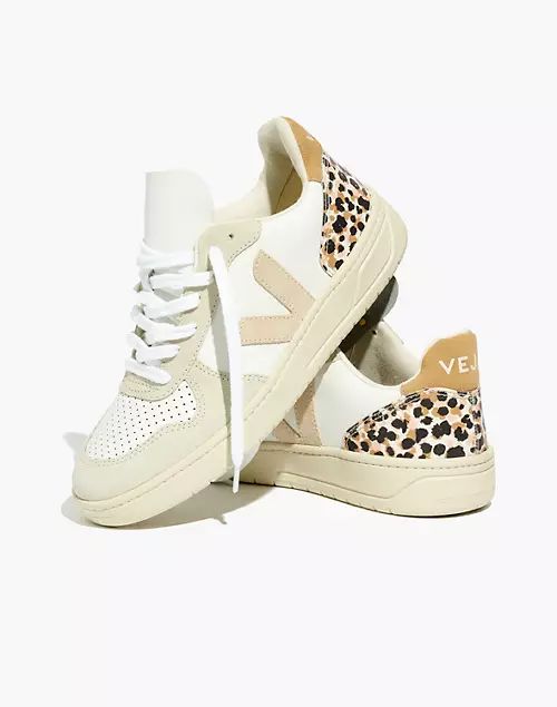 Madewell x Veja™ V-10 Sneakers in Animal Print Leather | Madewell