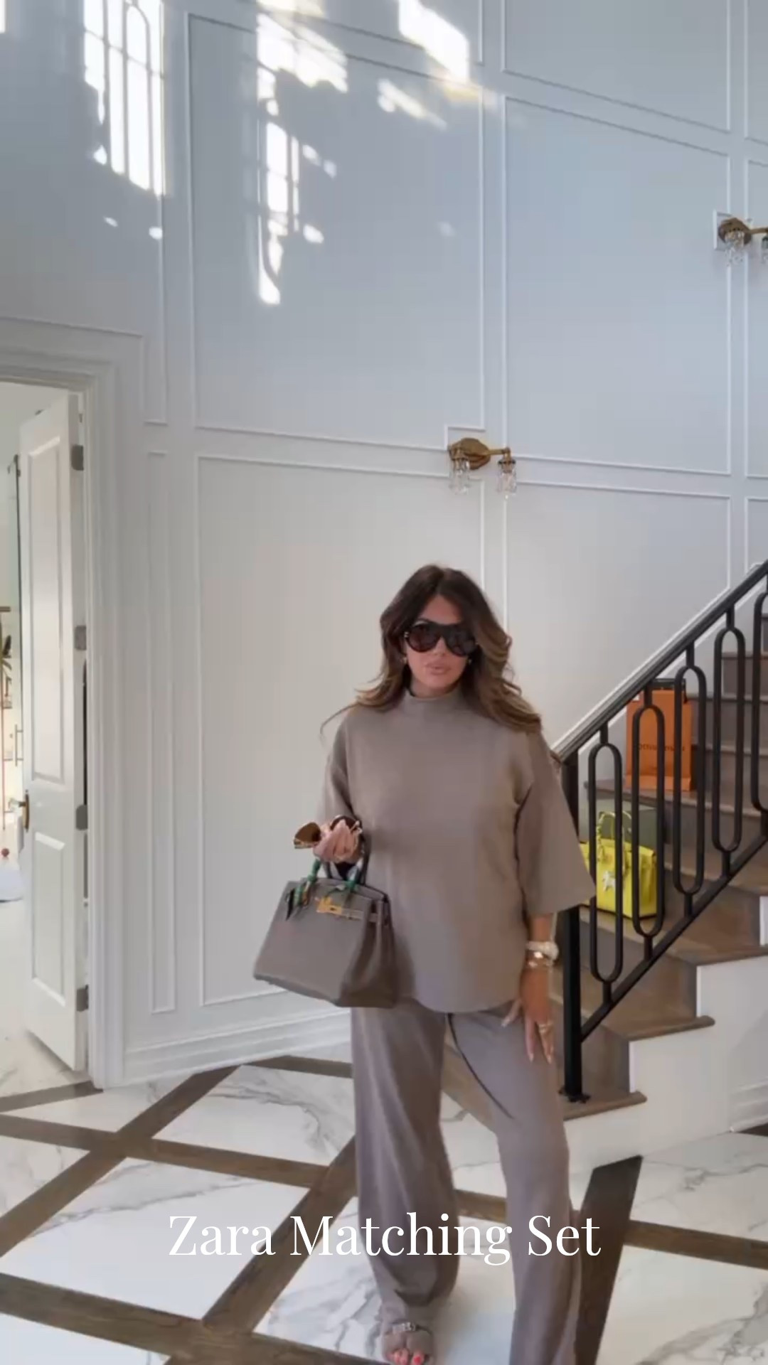 Wearing a medium in this Taupe set! It comes in chocolate brown, too!! I would have done XS before being so pregnant but this will be on repeat for the next few months! It’s not maternity but it feels like it runs big! 

Zara matching set, Matching set, Mock neck shirt, Brown set, Taupe set, Comfy outfit, Loungewear, Cozy set, Emily Ann Gemma

#LTKmomlife #LTKBump #LTKootd