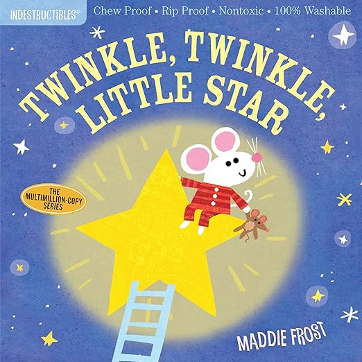 Indestructibles: Twinkle, Twinkle, Little Star: Chew Proof · Rip Proof · Nontoxic · 100% Washa... | Amazon (US)