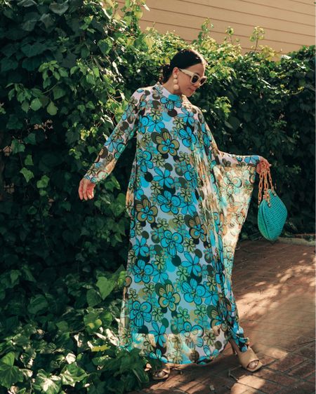To all the kaftan lovers, this one is good for many Spring outdoor and indoor events!!! 

#LTKover40 #LTKtravel
