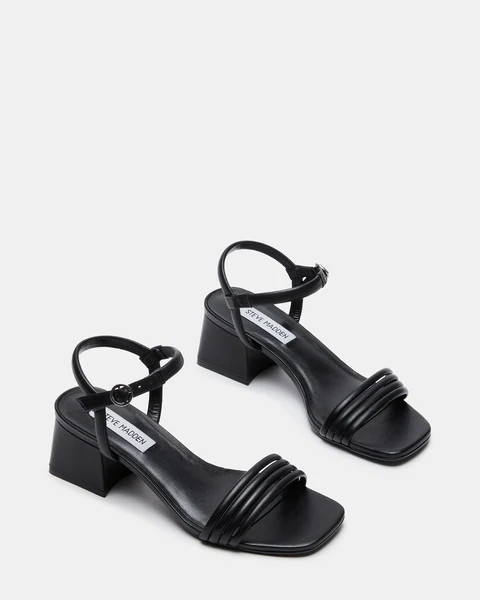 LUSTER BLACK LEATHER | Steve Madden (US)