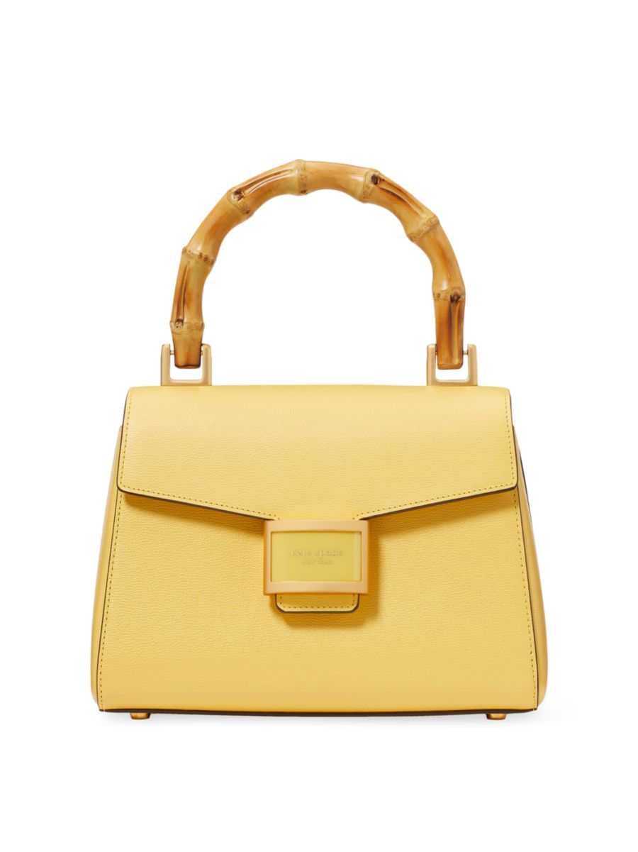 Katy Small Leather Top-Handle Bag | Saks Fifth Avenue