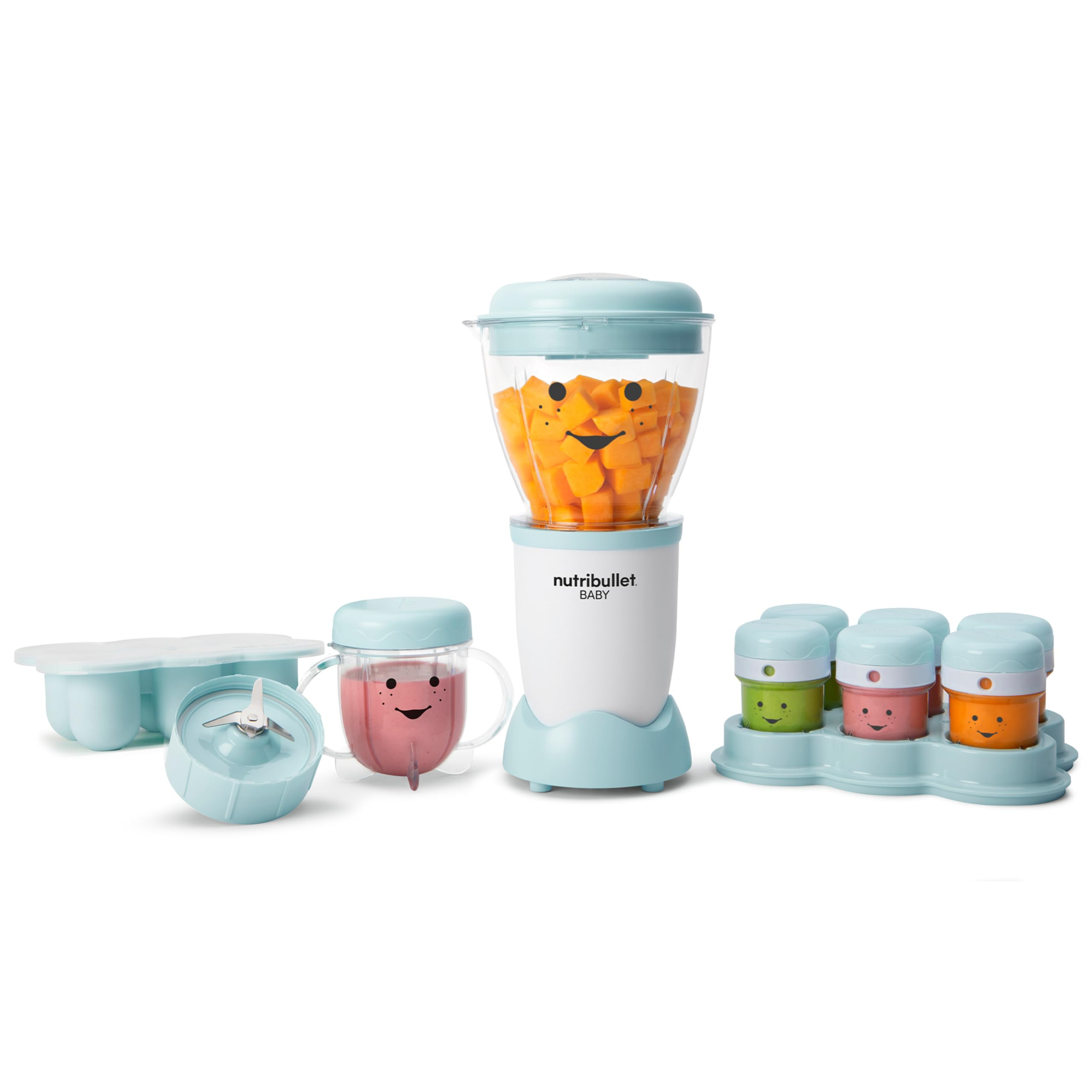 NutriBullet NBY-50100 Baby Complete Food-Making System, 32-Oz, White, Blue, Clear | Amazon (US)