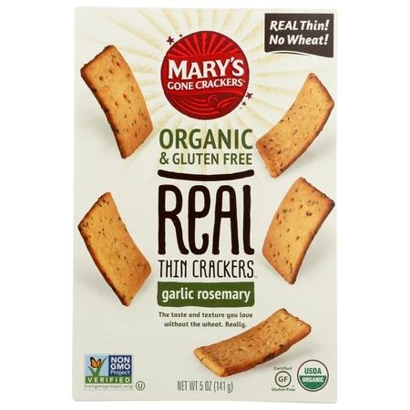 MARY'S GONE CRACKERS ORGANIC & GLUTEN FREE REAL THIN CRACKERS, 5 OZ | Walmart (US)