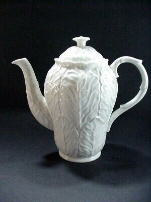COALPORT, ENGLAND:  "COUNTRY WARE" 4-CUP COFFEE POT SERVER - CABBAGE LEAVES | eBay US