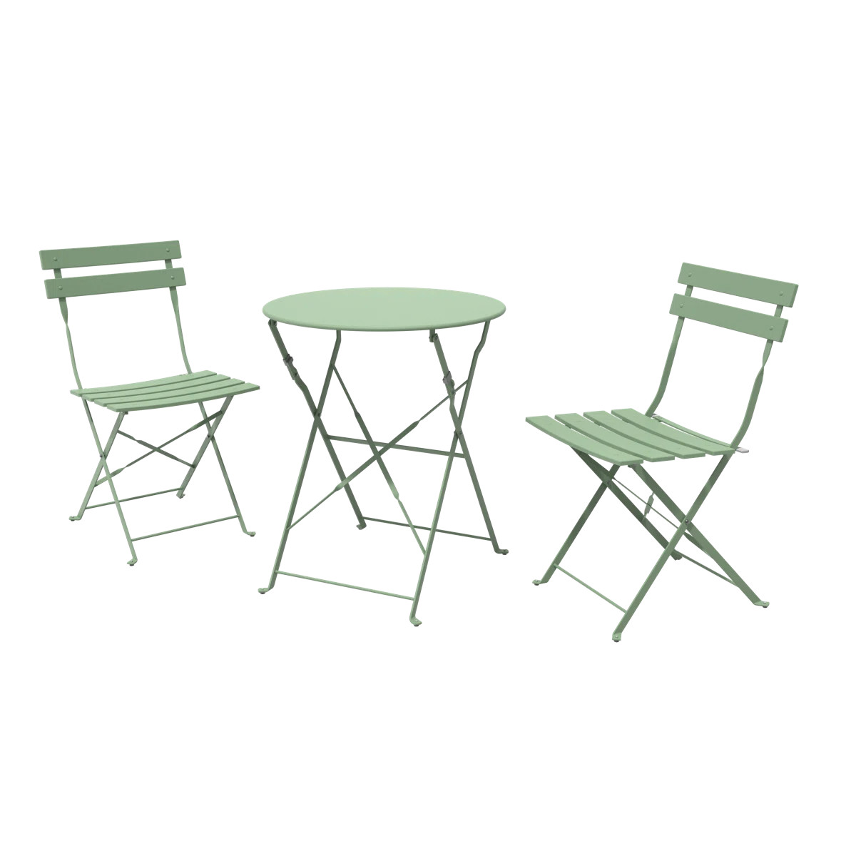 Shelah 3-Piece Steel Folding Bistro Set | Wayfair North America