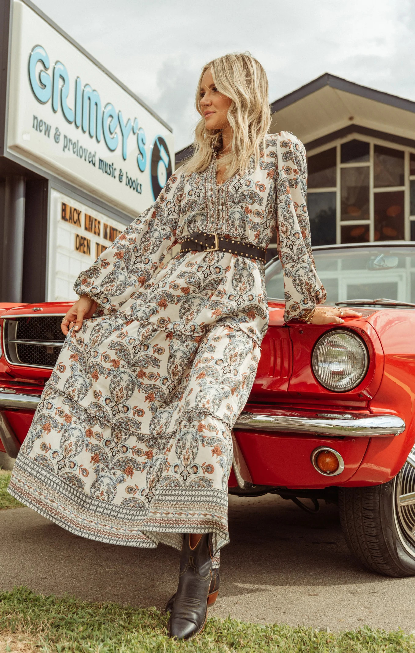 Loretta Maxi Dress ~ Cool Paisley | Show Me Your Mumu