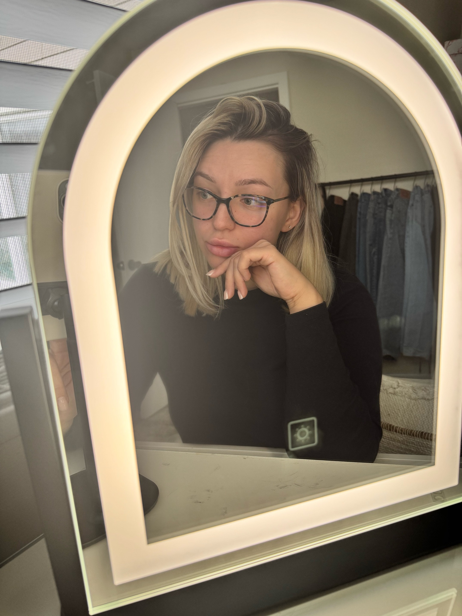 loving this LED mirror for getting ready! Has three different settings, and doesn’t take up too much room! 

#LTKFindsUnder50 #LTKHome #LTKSaleAlert