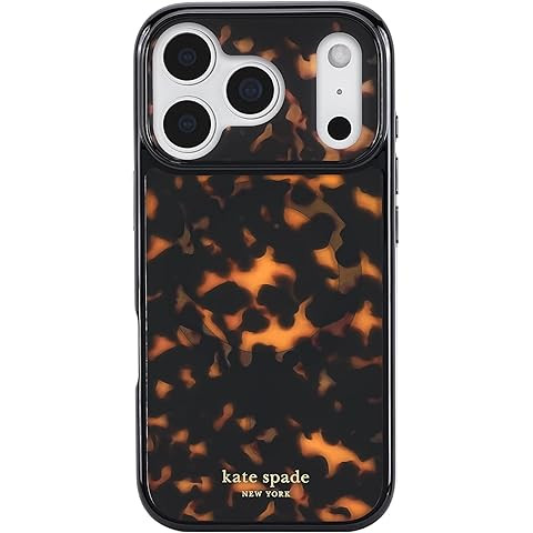 Kate Spade New York iPhone 17 Pro Max Case - Compatible with MagSafe - Designer Phone Case - Tort... | Amazon (US)