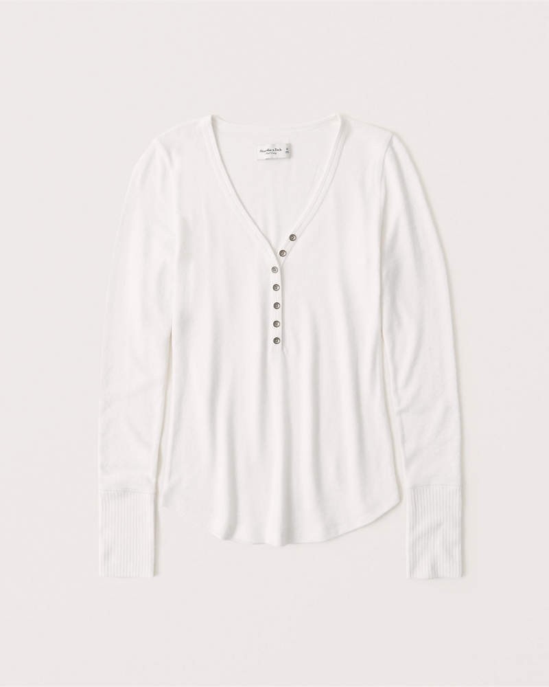 Long-Sleeve Cozy Henley | Abercrombie & Fitch (US)